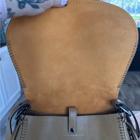 COACH 1941 Whiplash Pebble Leather Whipstich & Fringew/Rivets Saddle - Picture 13 of 13